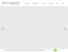 Tablet Screenshot of mo-systeme.com